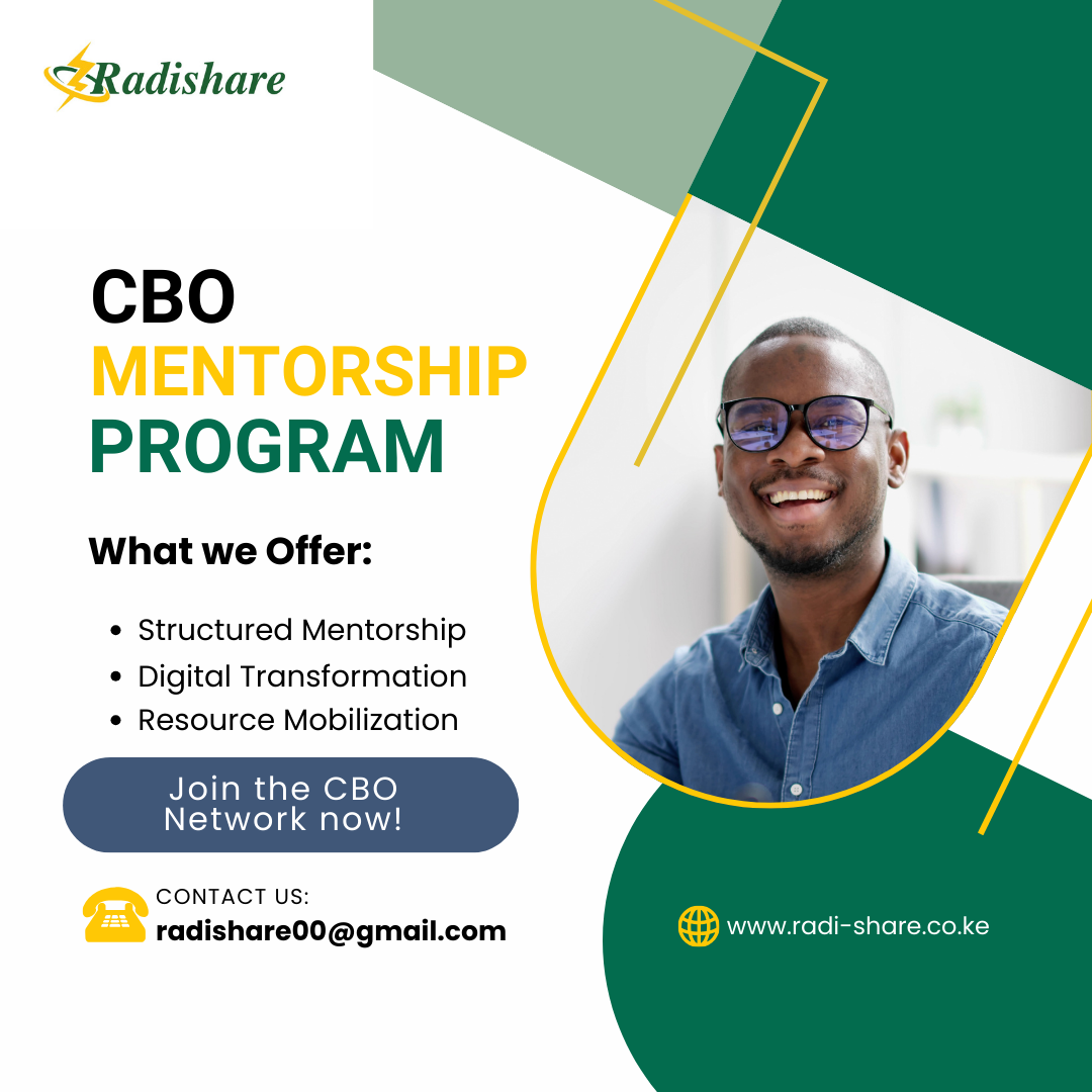 CBO Mentorship Program by Radishare Kenya